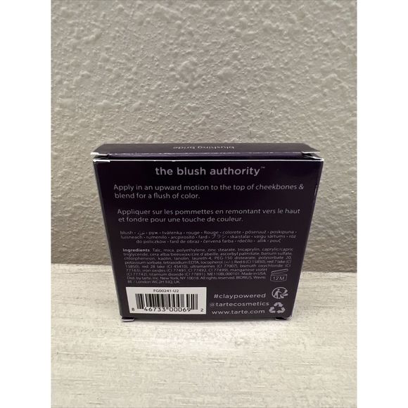 Tarte Amazonian Clay 12 Hour Blush Blushing Bride Full Size 5.6g New In Box - Picture 4 of 7